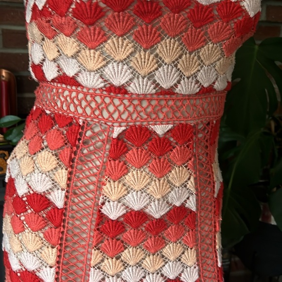 Zac Posen Misty Crochet Shell Gown - Picture 4 of 13